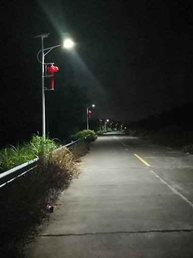 廣東省揭陽市中國(guó)結(jié)太陽能路燈安裝實(shí)例